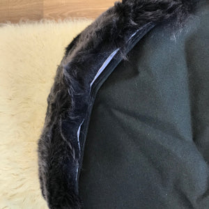 Adult Sheepskin Bean Bag | Icelandic | Graphite Grey Shorn