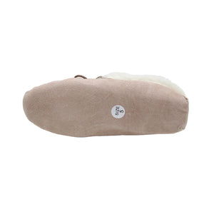 Ladies 'Lucy' Lambswool Moccasin with Soft Sole - Camel