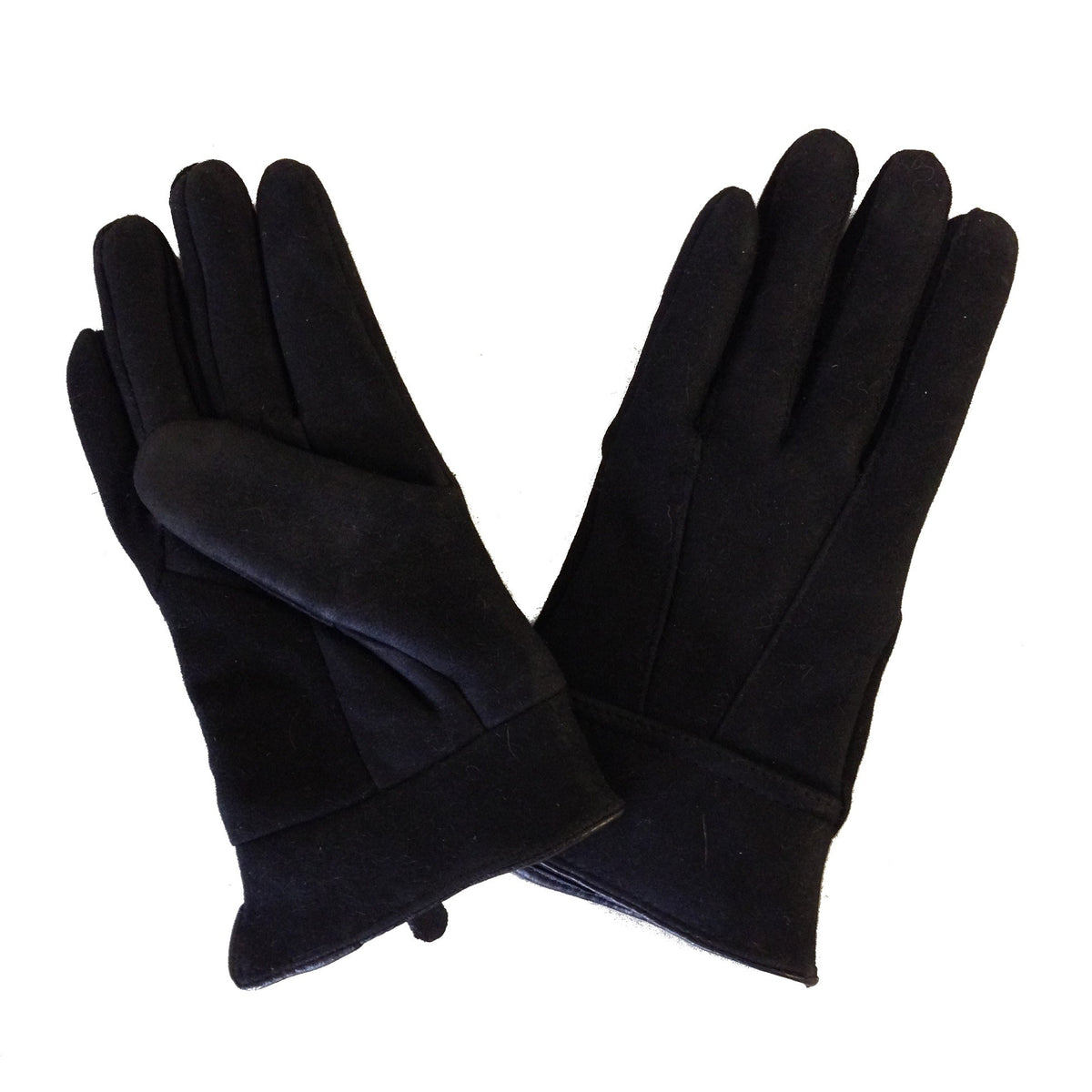 Ladies Deluxe Sheepskin Gloves Black Sheepskin World