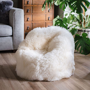 Junior Sheepskin Bean Bag | British | Natural