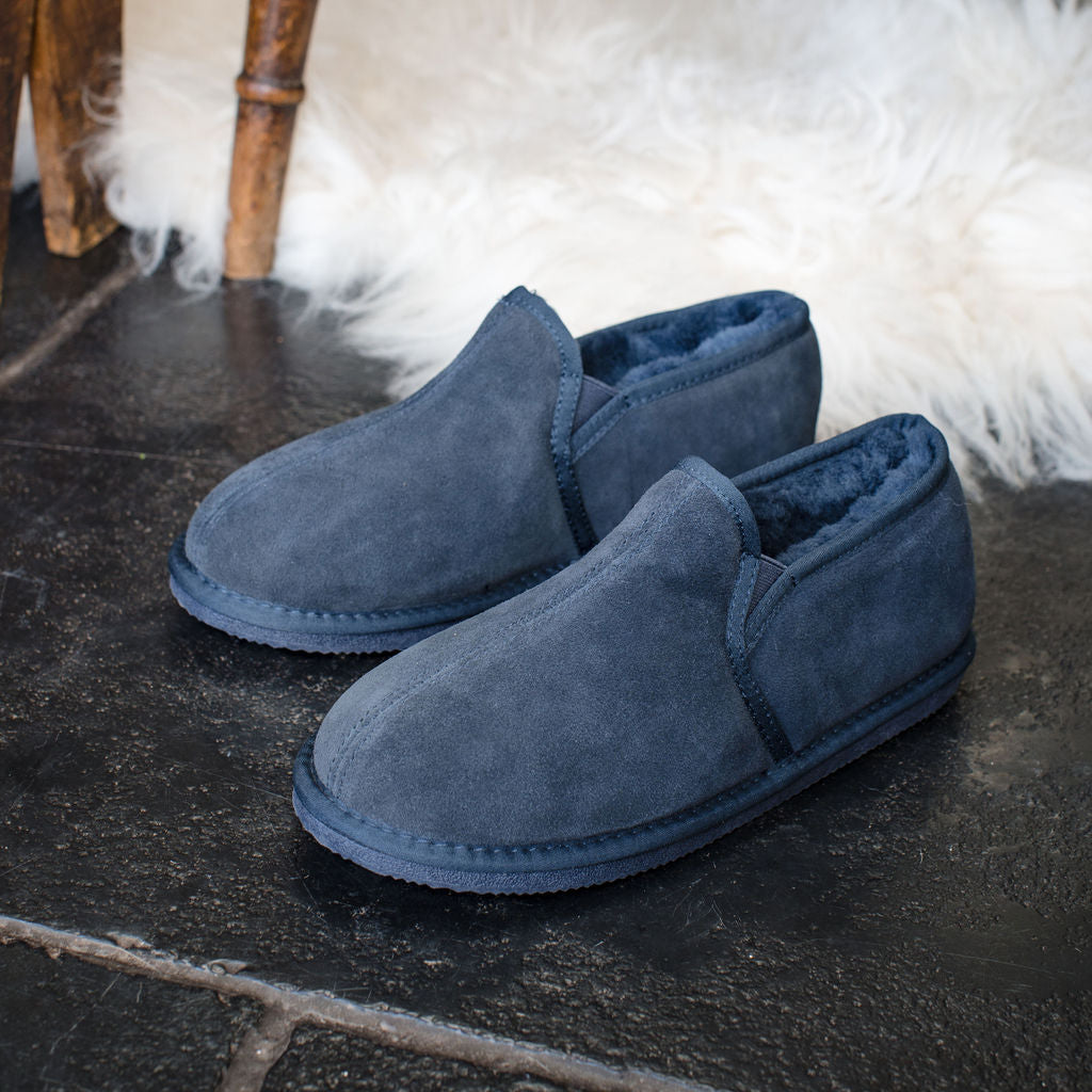 mens sheepskin slippers