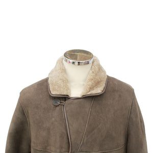 Mens Edward Suede Sheepskin Jacket - Vizon