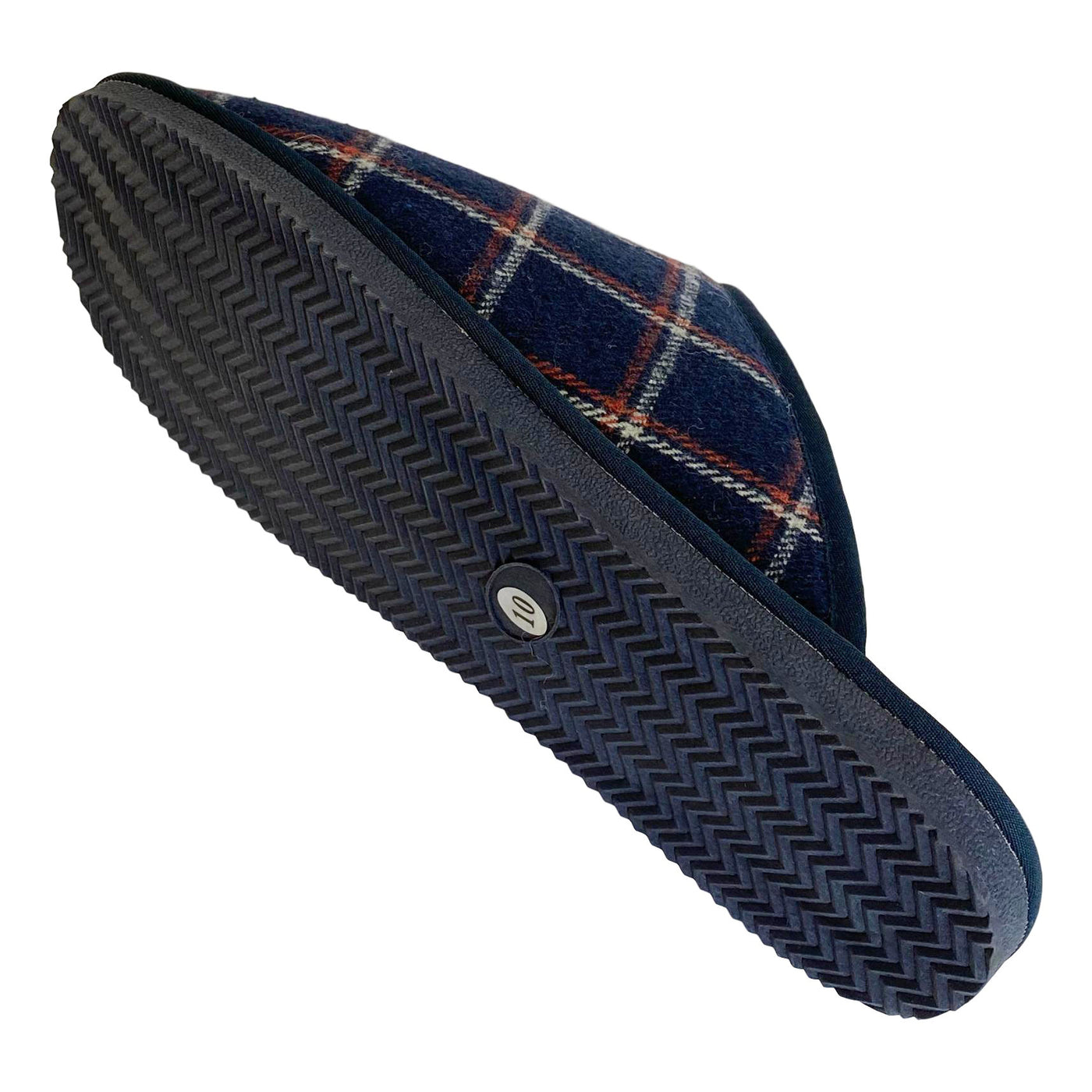 Mens tartan mule sale slippers