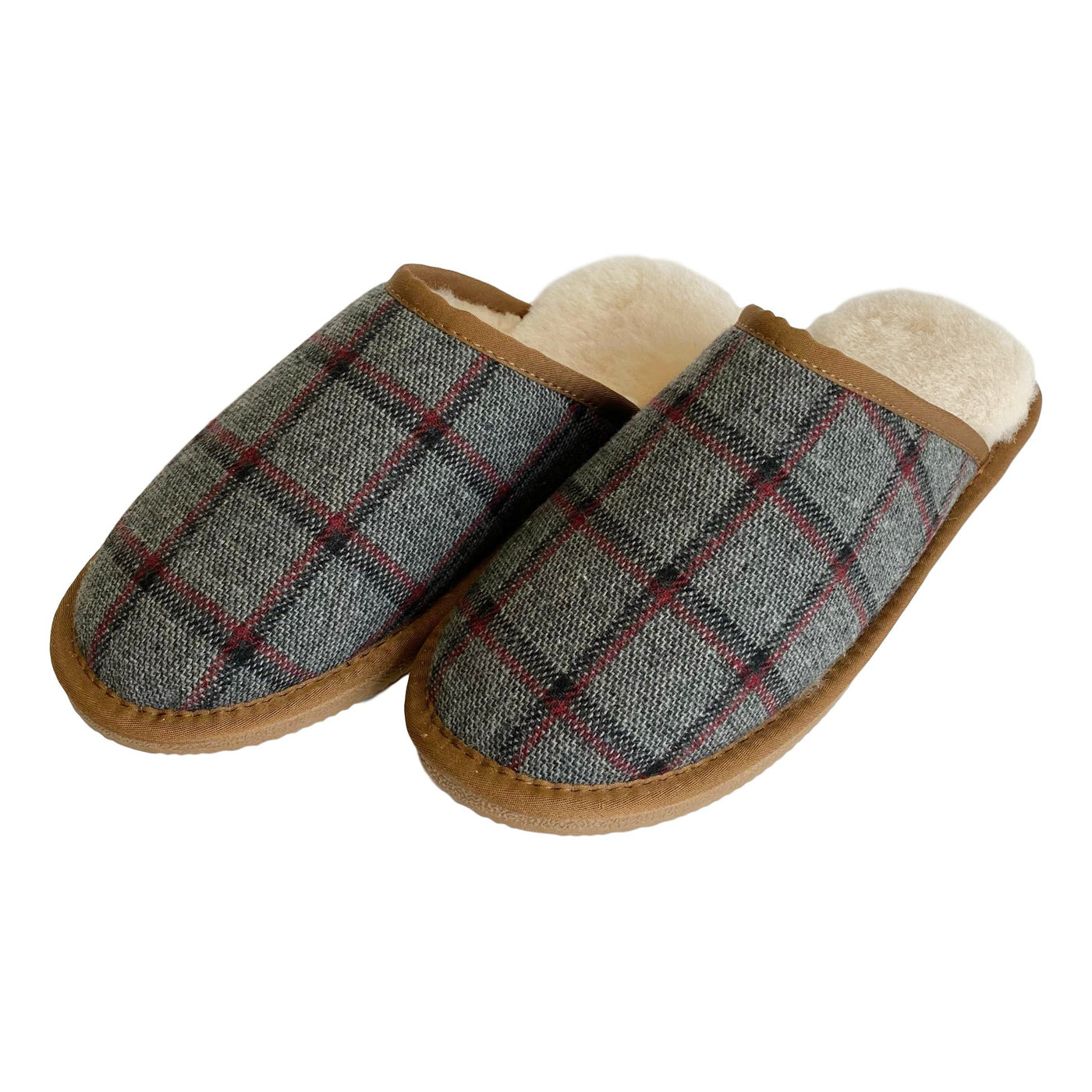 Tartan best sale sheepskin slippers