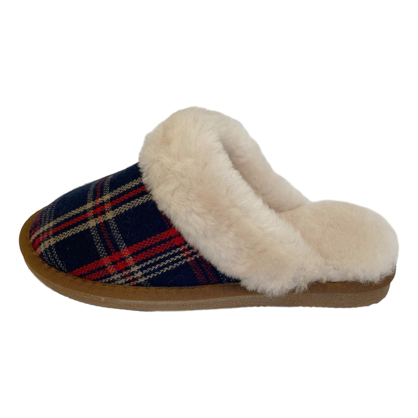 Tartan 2025 sheepskin slippers