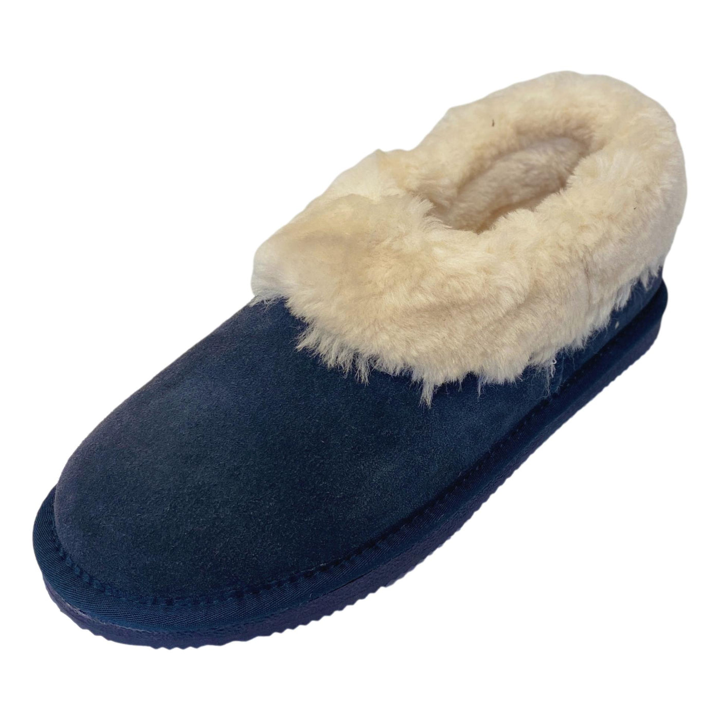 Ladies navy slipper boots sale
