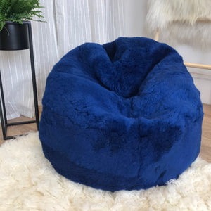 Junior Sheepskin Bean Bag | Icelandic | Blue