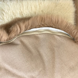 Adult Sheepskin Bean Bag | Swedish | Camel Brown