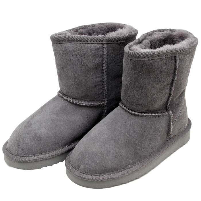 Children's Sheepskin Boot - Grey
