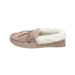 Deluxe Ladies 'Sophie' Sheepskin Moccasin with Soft Sole