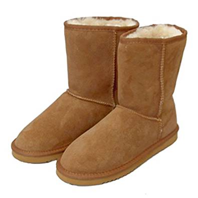 Deluxe Ladies Jodie Sheepskin Boots - Chestnut