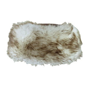 Ladies Brown/Natural Tipped Cossack Style Sheepskin Hat - Kate