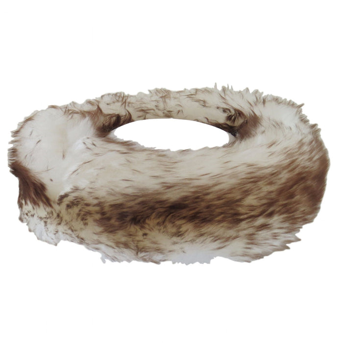 Ladies Natural Tipped Sheepskin Headband - Fergie