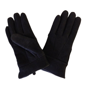 Ladies Sheepskin Gloves - Black